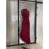 Vietnamese designer CHATS Xia sleeveless red long dress with a stylish commuting high-end satin dress 22145