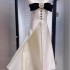 JT Vietnamese designer's new sleeveless dress in stock, black and white V-neck French waist cinched goddess long dress 22048