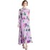 Real shooting of niche French floral long dresses and ankle pleated skirts in stock, slimming women's new styles