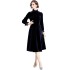 Real shot in stock: Ribu Autumn New Women's Clothing Palace Style Velvet Dress