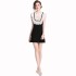 Real shooting spot versatile heavy industry nail diamond dress, women's lace splicing, slim fit and slimming black skirt