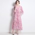 Real time spot tea break French floral dress for women's summer 2022 new women's dress