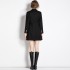 Real shot spot suit dress, women's new style waist cinched Hepburn style small black dress jacket