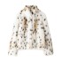 Foreign trade 2024 autumn new European and American style women's clothing temperament animal pattern artificial fur effect jacket 4360241