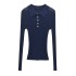 Foreign Trade 2024 Autumn New Knitted Shirt Women's Wear European and American Style Flip Collar Single breasted Slim fit Long Sleeve 9598124