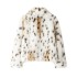 Foreign trade 2024 autumn new European and American style women's clothing temperament animal pattern artificial fur effect jacket 4360241