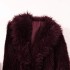 Foreign trade 2024 autumn new European and American style women's clothing fashion temperament lapel long sleeved short environmentally friendly faux fur jacket