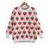 Foreign Trade 2024 Autumn New European and American Style Women's Fashion Loose Long Sleeve Round Collar Head Fruit Printed Knitted Sweater