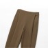 Foreign trade 2024 autumn new casual pants European and American style solid color casual mid waist jogging pants long pants 4344902