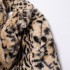 Foreign trade 2024 autumn new European and American style women's clothing fashion temperament lapel leopard print fur coat jacket 125577