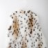 Foreign trade 2024 autumn new European and American style women's fashion temperament street animal pattern sleeveless round neck artificial fur vest