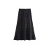 Foreign trade wholesale women's clothing new European and American style French fashion versatile new fabric knitted embroidery sequin fish tail skirt