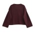 Foreign Trade 2024 Autumn New Knitted Sweater Women's Loose Lazy Style Warm Round Neck Casual Sweater