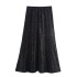 Foreign trade wholesale women's clothing new European and American style French fashion versatile new fabric knitted embroidery sequin fish tail skirt