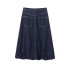 Foreign Trade 2024 Autumn New Half length Skirt Sexy Personality Versatile Slimming A-line Skirt Cowboy Niche 6929290