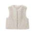 Foreign trade 2024 autumn new vest European and American style women's fashion casual temperament artificial fur 1255799