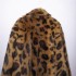 Foreign Trade 2024 Autumn New European and American Style Female Style Street Animal Pattern Plush Coat 1247701001