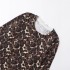 Foreign Trade 2024 Autumn New Knitted Shirt with European and American Animal Pattern Printed Round Neck Hoodie, niche design 3653101