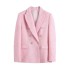 Foreign Trade 2024 Spring New Women's High Quality Checkered Texture Suit Coat 0313065162