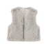 Foreign trade 2024 autumn new vest European and American style women's fashion casual temperament artificial fur 1255799