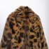 Foreign Trade 2024 Autumn New European and American Style Female Style Street Animal Pattern Plush Coat 1247701001