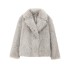 Foreign Trade 2024 Autumn New Jacket and Coat Women's Fashion Temperament Artificial Fur Effect Short Style 4360246