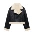 Foreign trade 2024 autumn new European and American style women's clothing temperament street lamb wool lapel jacket jacket 4341742