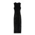 Foreign trade 2024 autumn new women's European and American style elegant slim fit velvet pleated dress 4764282