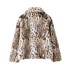 Foreign trade 2024 autumn new European and American style feminine street artificial fur effect jacket jacket 8490241