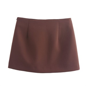 Foreign Trade 2024 Autumn New European and American Style Women's Fashion Sexy Versatile Slim Short Skirt Cowboy Mini Skirt