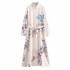 Foreign trade 2024 autumn new women's clothing European and American style fashionable temperament elegant printed shirt style with long sleeved dress