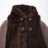 Foreign trade 2024 autumn new European and American style women's clothing knot buckle decoration artificial fur effect coat jacket 4391