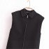 Foreign Trade 2024 Autumn New Vest, Hand Hook Knitted V-Neck with One Row Buckle for Casual Use 5063813