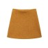 Foreign Trade 2024 Autumn New European and American Style Women's Fashion Casual Knitted Short sleeved Top Skirt 2488108