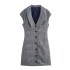 Foreign Trade 2024 Autumn New Dress, Women's Wear, European and American Style, plaid, niche design, personalized 4661238