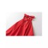 AliExpress Wholesale Women's Summer New Style Hanging Neck Lantern Skirt Design Sweet Solid Color Sexy Flower Bud Dress