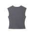 Foreign trade 2024 autumn new European and American style women's fashion casual V-neck slim fit top vest 2010703