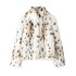 Foreign trade 2024 autumn new European and American style women's clothing temperament animal pattern artificial fur effect jacket 4360241