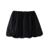 Foreign Trade 2024 Autumn New European and American Style Women's Fashion Versatile Hot Girl Sexy Hundred Fold Double Wearing Balloon Half Skirt