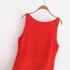 Foreign trade 2024 autumn new dress, European and American women's loose pleated temperament, versatile sleeveless 8453777