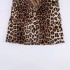 AliExpress wholesale 2024 autumn cross-border European and American women's clothing leopard print medium and long style lapel coat jacket for women