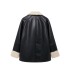 Foreign trade 2024 autumn new jacket jacket European and American trend double-sided lapel loose casual top 3548248