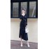 Real shooting spot autumn and winter high-end heavy industry sequin dress temperament strap fashionable feminine fish tail long skirt dress