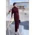 Real shot in stock 2024 autumn and winter bat sleeves, high waist, hip hugging, sexy slit dress, slimming temperament, long skirt for women