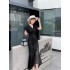 Real time spot summer dress with socialite temperament, V-neck slim fit, irregular folds, high-end feeling, slimming and elegant dress for women