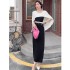 Real time spot summer new style temperament cloak exquisite dress western-style high-end slim fit slimming long skirt dress for women