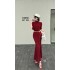 Real time shooting of high-end niche hot stamping diamond dresses for women in summer, new styles for slimming, socialite style dresses, fishtail long dresses