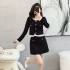 Xiaoxiangfeng Fashion Set for Women's Autumn and Winter 2024 New Collection: Small and Elegant Half Body Skirt Two Piece Set 5908