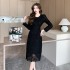 High end, gentle temperament, socialite chic, lace dress, French long dress, women's autumn 937-2 real price