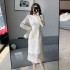 High end, gentle temperament, socialite chic, lace dress, French long dress, women's autumn 937-2 real price